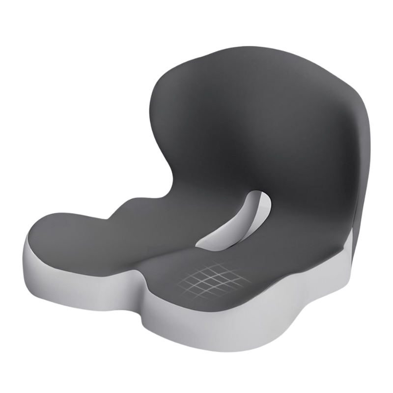 Coussin de siège ergonomique avec soutien lombaire pour bureau, voiture et voyages