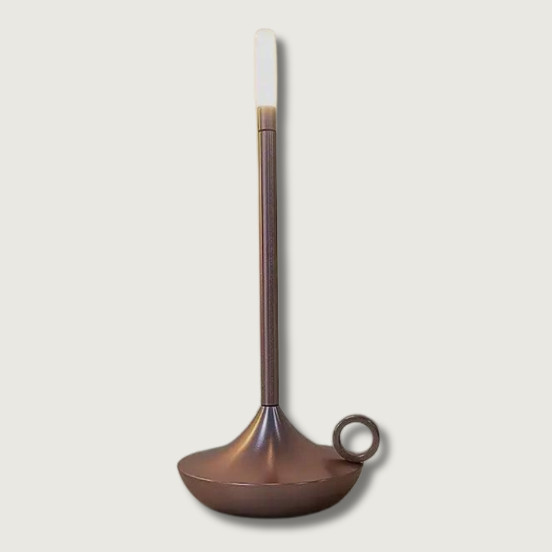 Porte-bougie Dimmable en Aluminium | Design Élégant et Rechargeable