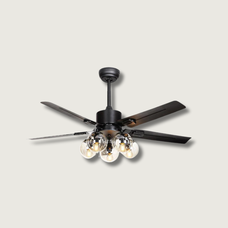 Ventilateur de Plafond en Verre | Circulation d'Air Silencieuse et Élégante