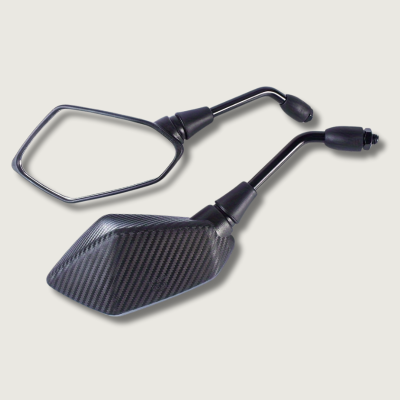 Miroirs de Moto Universels | Large Champ de Vision et Sécurité