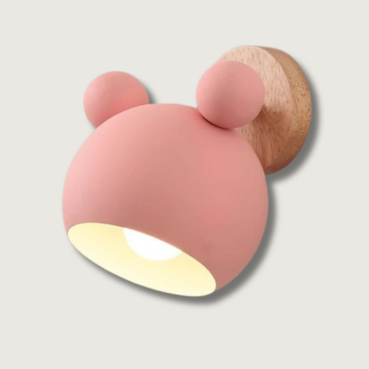 Lampe Murale Souris LED | Décoration Colorée pour Chambre d'Enfant
