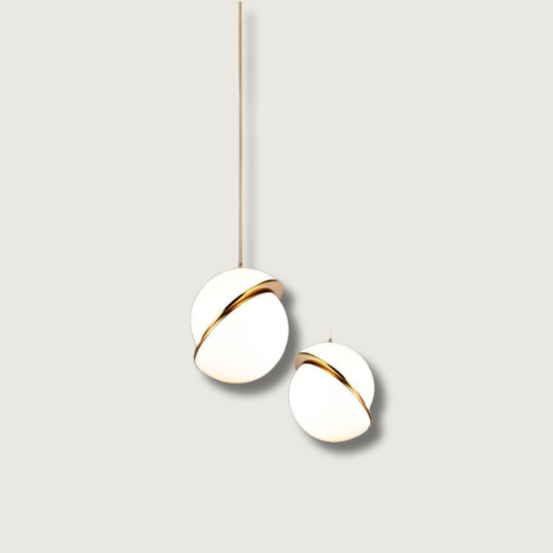 Suspension Contemporaine en PVC | Éclairage Élégant et Polyvalent
