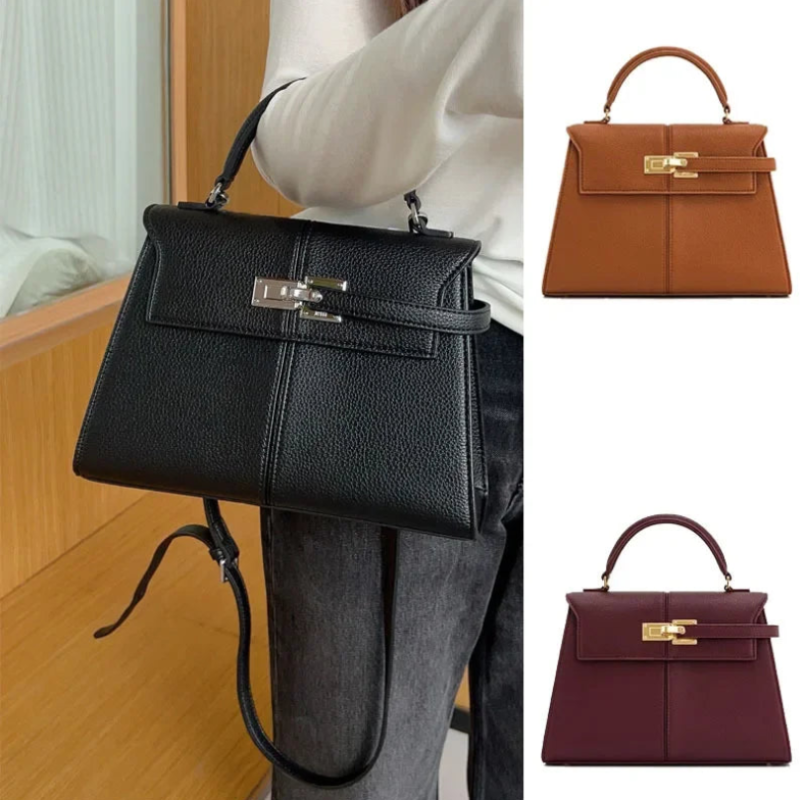 Sac à Bandoulière en Cuir Véritable | Élégant et Pratique pour Usage Quotidien