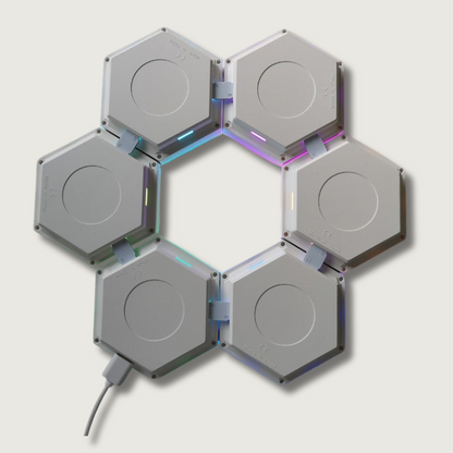 Lampe Modulaire Hexagonale | Design Créatif et Installation Facile