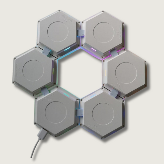 Lampe Modulaire Hexagonale | Design Créatif et Installation Facile