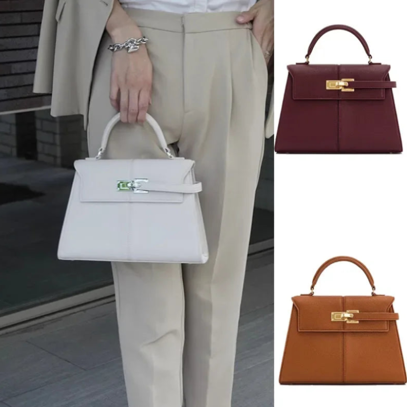 Sac à Bandoulière en Cuir Véritable | Élégant et Pratique pour Usage Quotidien