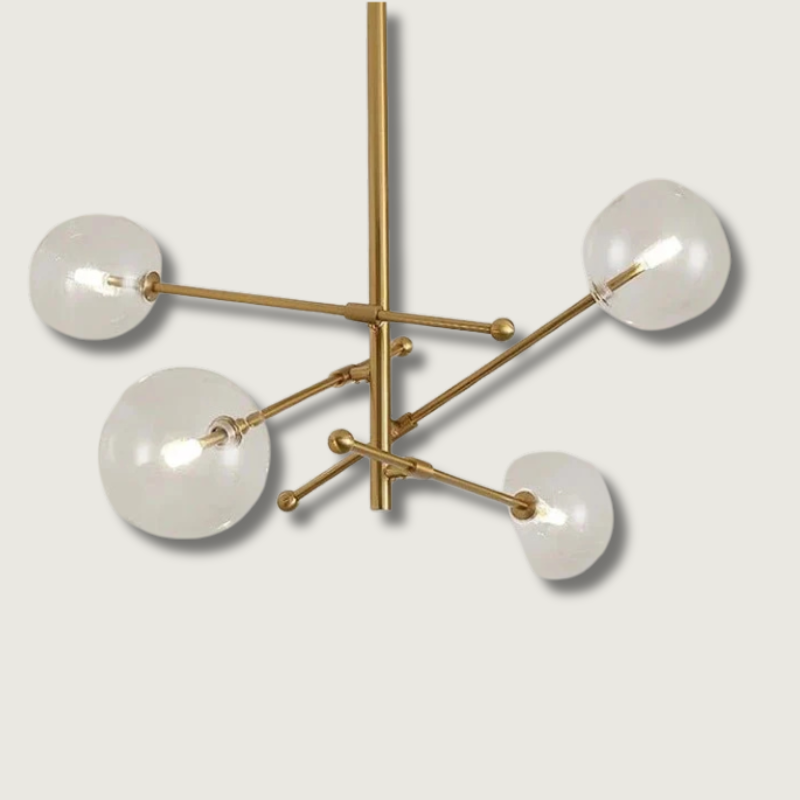 Lustre en Verre Élégant pour Maison | Design Raffiné et Ambiance Luxueuse