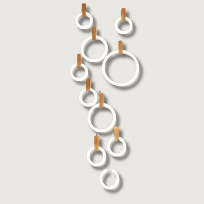 Lustre en Bois Écologique | Éclairage Personnalisable et Élégant