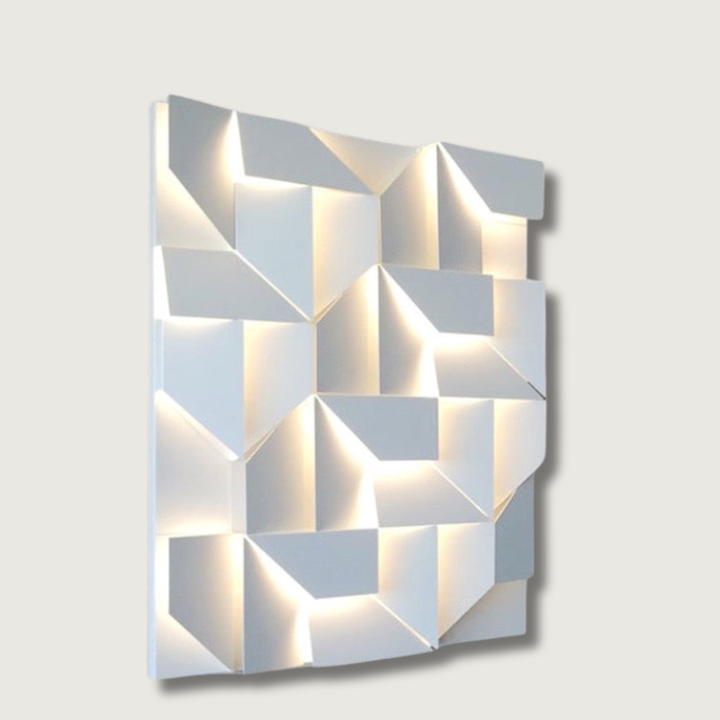 Lampe Murale 3D Économique | Éclairage Élégant et Durable