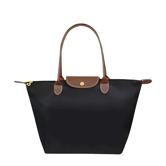 Sac à Main en Cuir PU | Élégant avec Accents Dorés et Rangement Pratique