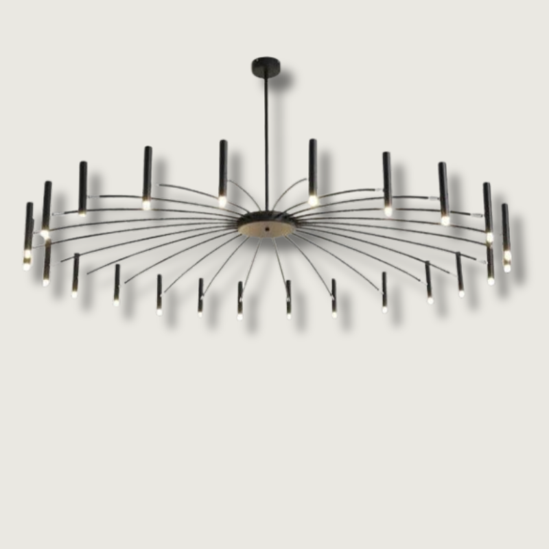 Lustre LED Moderne avec Têtes Réglables | Élégance et Efficacité Énergétique