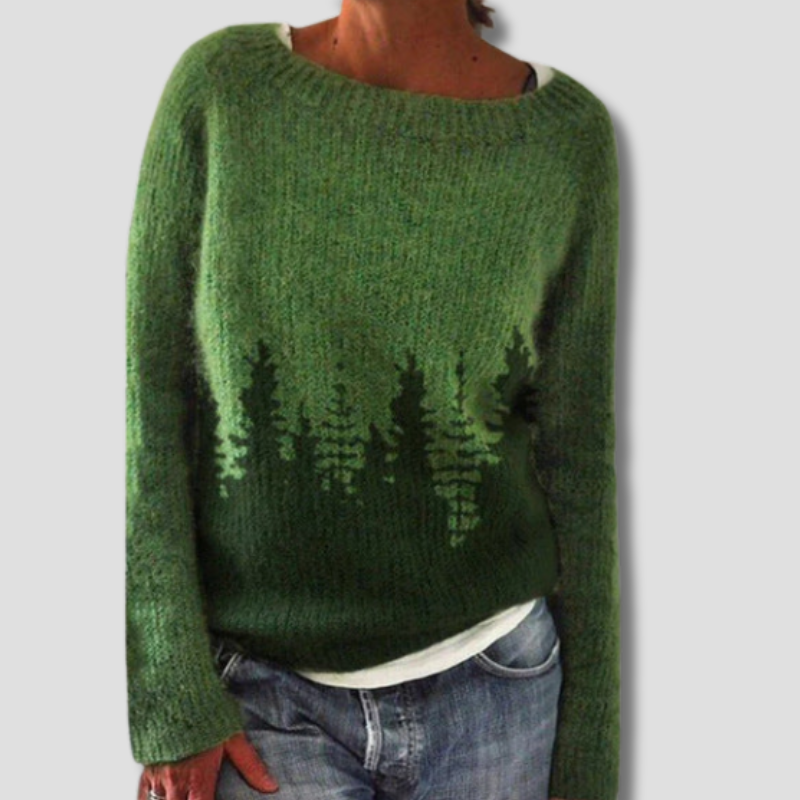 Pull en Coton Bio pour Homme | Confort et Durabilité en Vert Pin