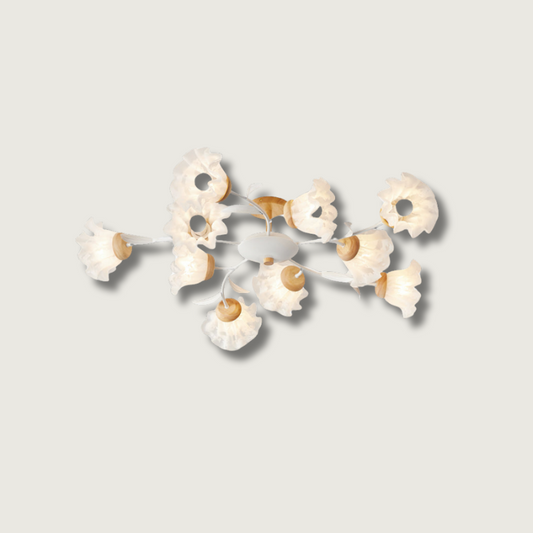 Lampe Plafonnier Floral Élégante | Design Moderne et Naturel pour Intérieur