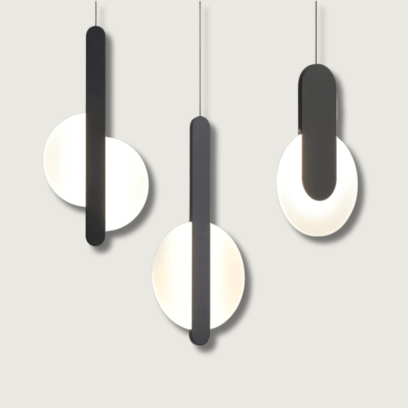 Lampe Suspendue LED Élégante | Couleurs de Lumière Changeables et Design Sophistiqué