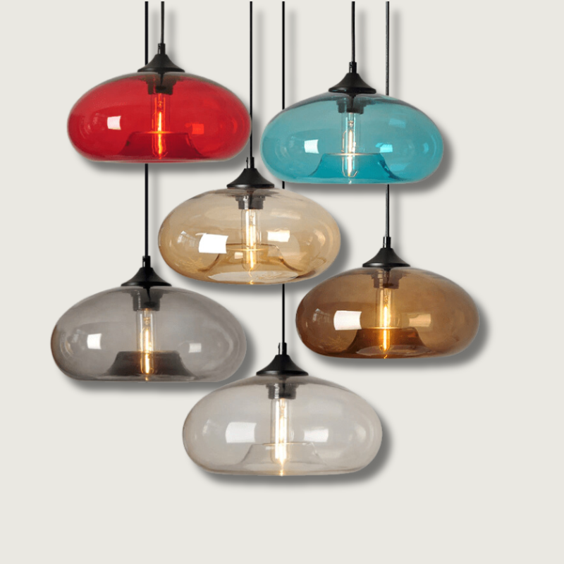 Suspension en Verre Élégante | Design Raffiné et Polyvalent