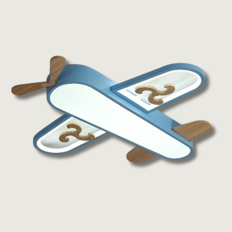 Plafonnier LED Avion pour Enfants | Éclairage Amusant et Économique