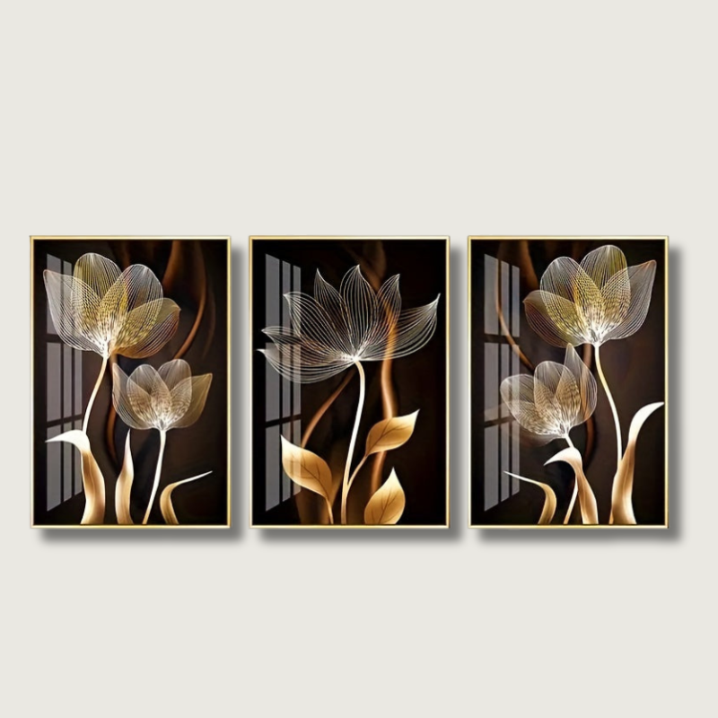 Tapisserie Murale Fleurs en Toile | Élégance et Luxe pour Votre Intérieur