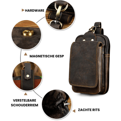 Sac Bandoulière Compact Multifonction | Design Élégant avec Poches Multiples