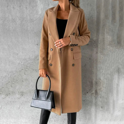 Manteau Trench Long pour Femme | Élégance Classique et Confort Durable