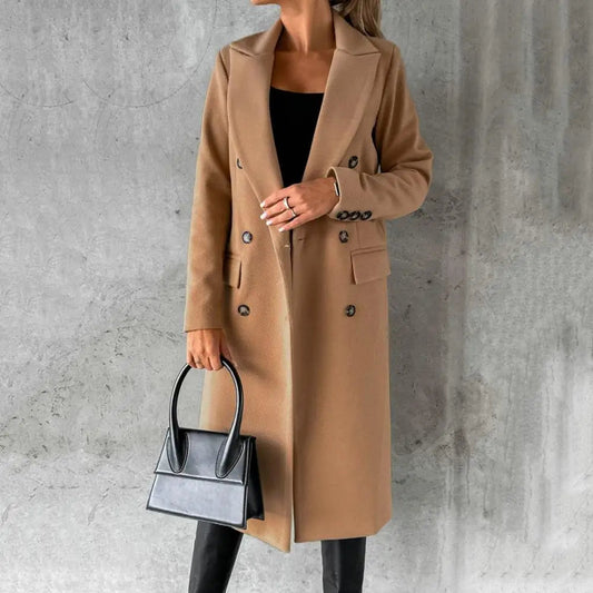 Manteau Trench Long pour Femme | Élégance Classique et Confort Durable