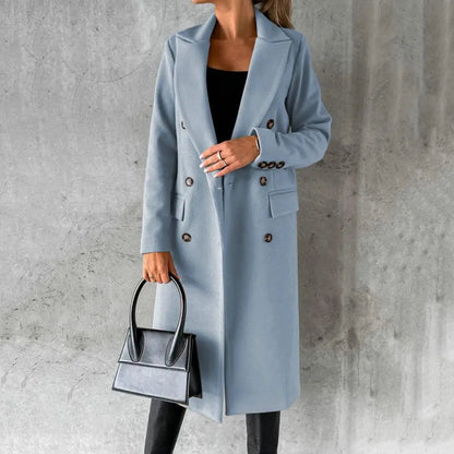 Manteau Trench Long pour Femme | Élégance Classique et Confort Durable
