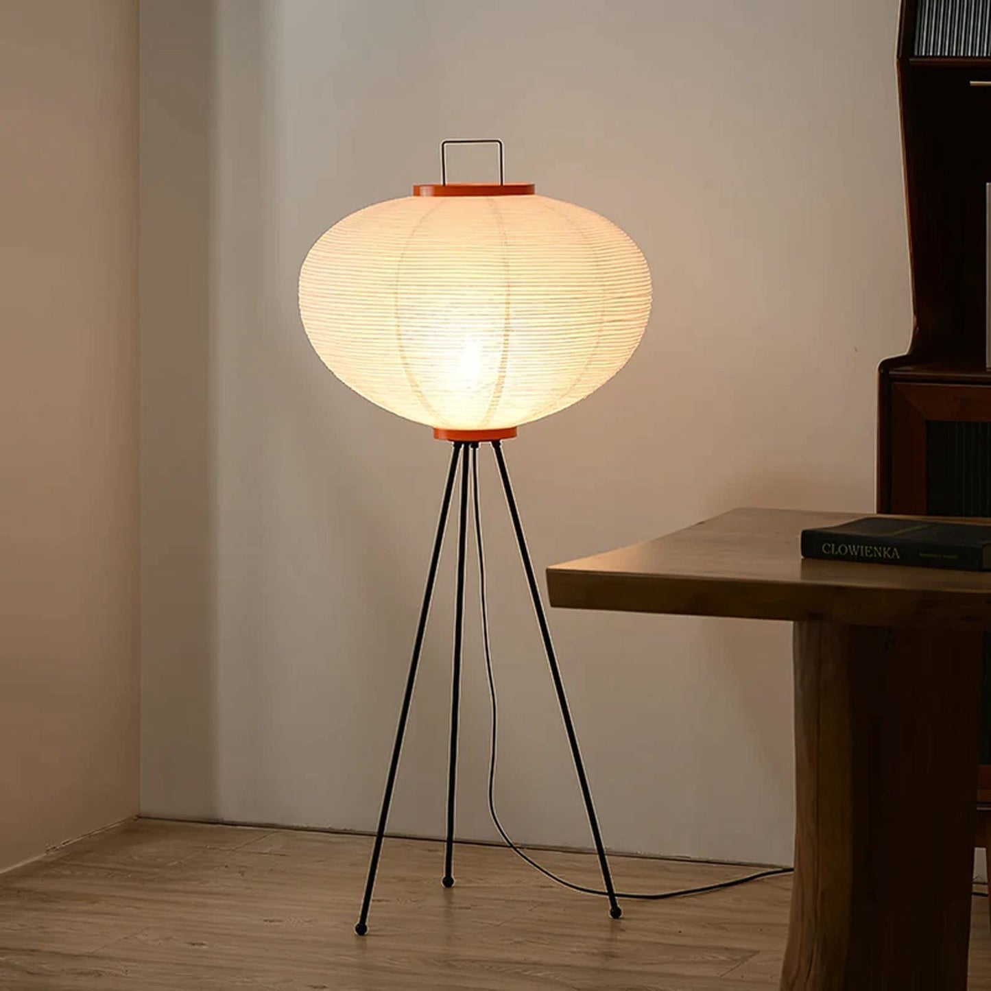 Lampe sur Pied en Papier de Riz | Élégance Japonaise et Atmosphère Chaleureuse