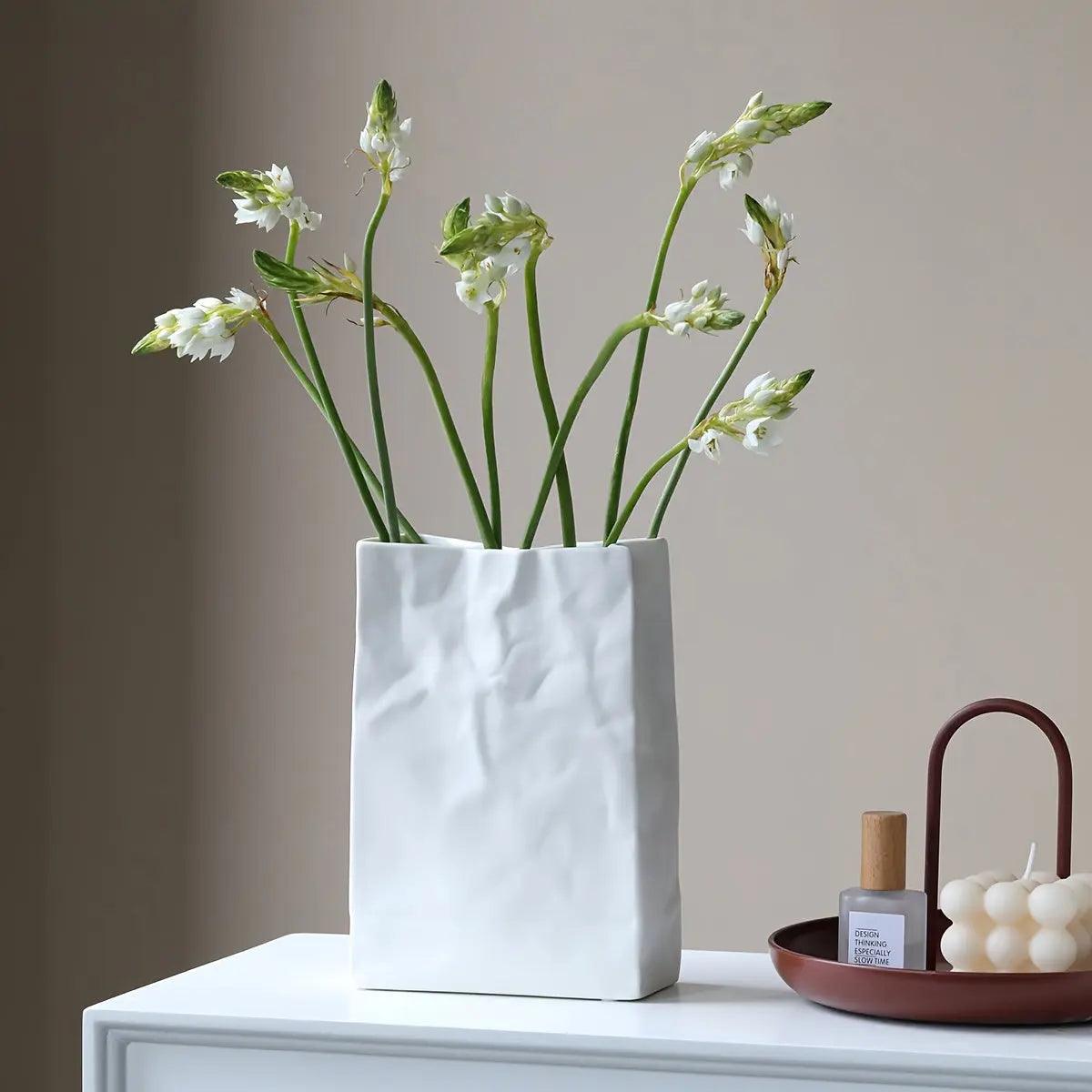 Vase en Céramique Artistique | Design Ludique et Moderne pour Intérieur