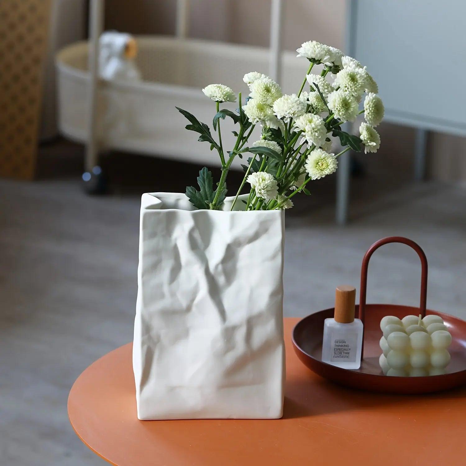Vase en Céramique Artistique | Design Ludique et Moderne pour Intérieur