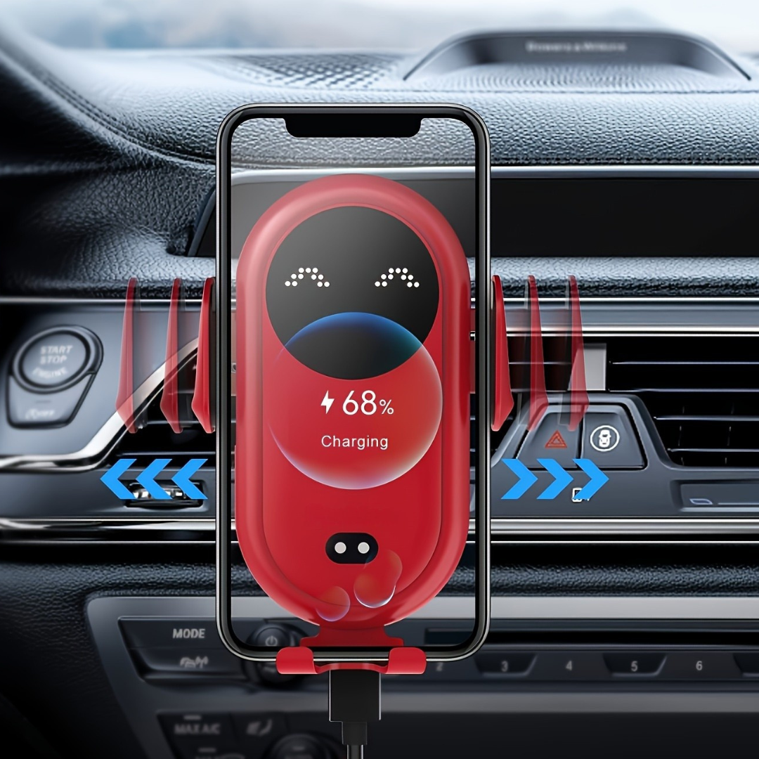 Support de Téléphone pour Voiture | Charge Sans Fil et Installation Facile