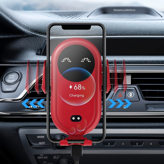 Support de Téléphone pour Voiture | Charge Sans Fil et Installation Facile