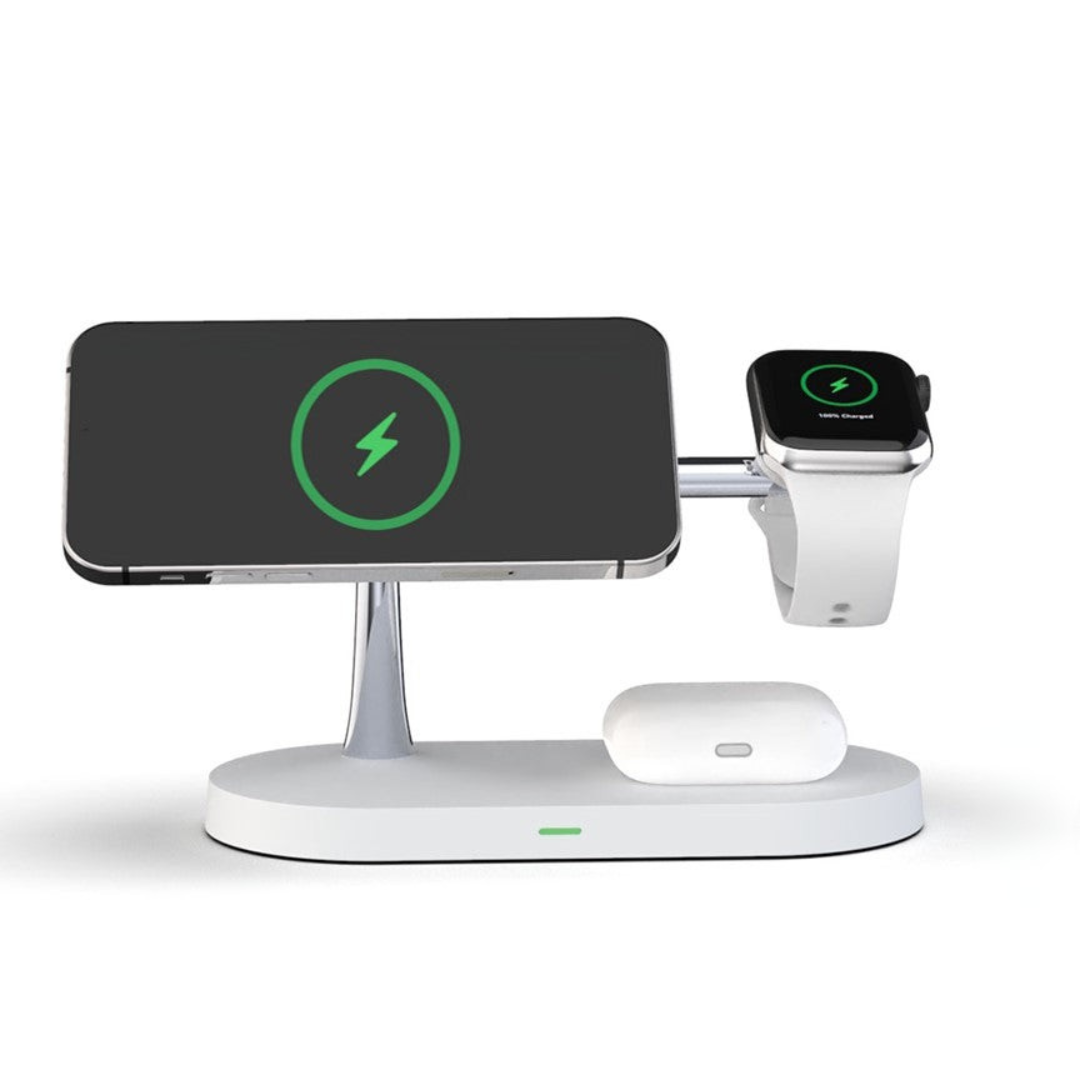 Station de Charge Sans Fil Multi-Appareils | Charge Rapide et Organisation Optimale