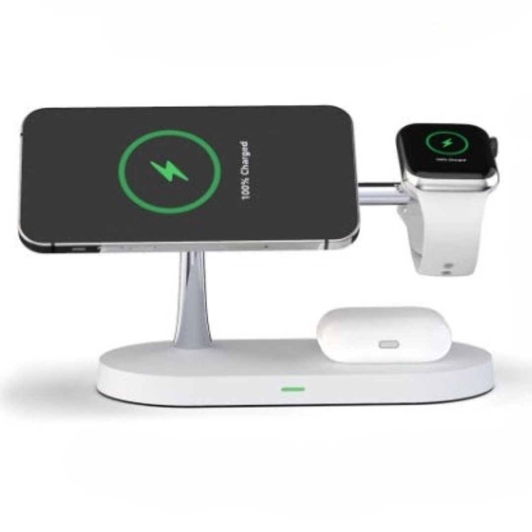 Station de Charge Sans Fil Multi-Appareils | Charge Rapide et Organisation Optimale