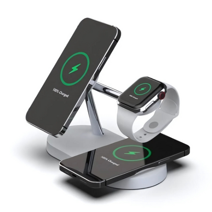 Station de Charge Sans Fil Multi-Appareils | Charge Rapide et Organisation Optimale