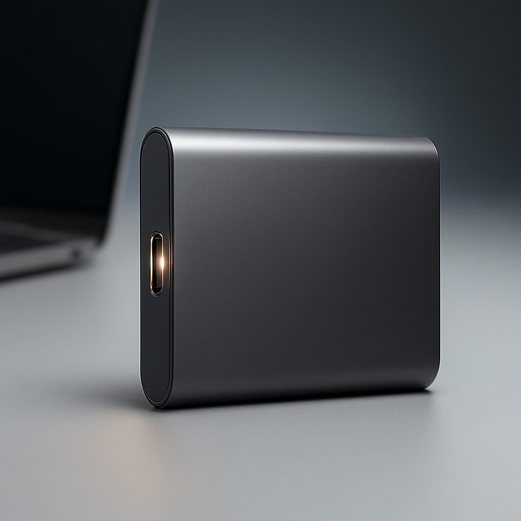 Disque Dur Externe SSD | Transferts Ultra-Rapides et Compact