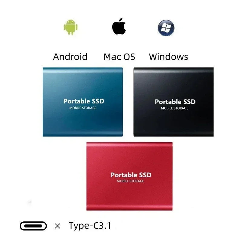 Disque Dur Externe SSD | Transferts Ultra-Rapides et Compact