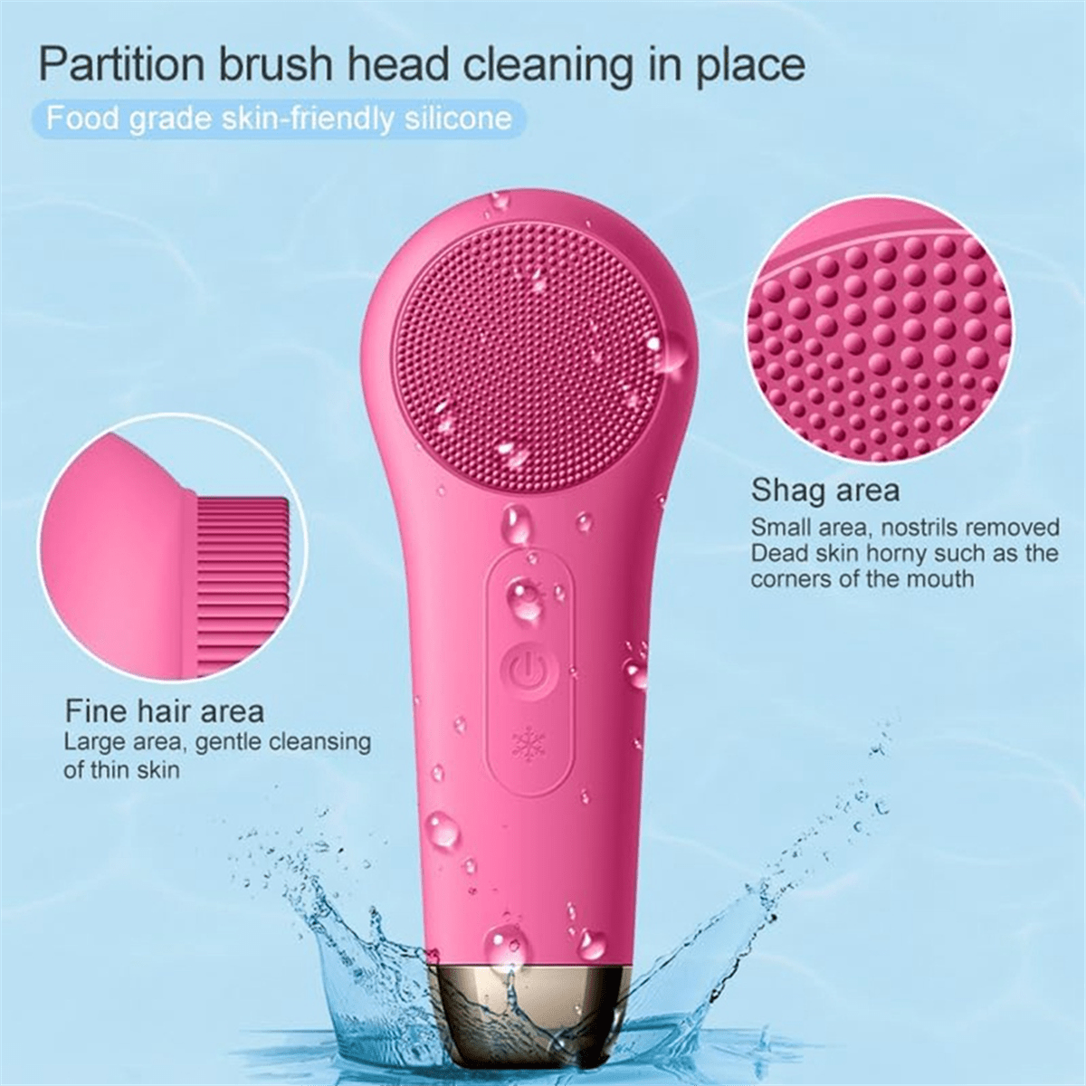 Brosse de Nettoyage Facial Sonic | Éclat et Fraîcheur Instantanés
