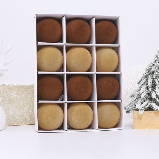 Boules en Velours pour Arbre de Noël | Décoration Chic et Festive