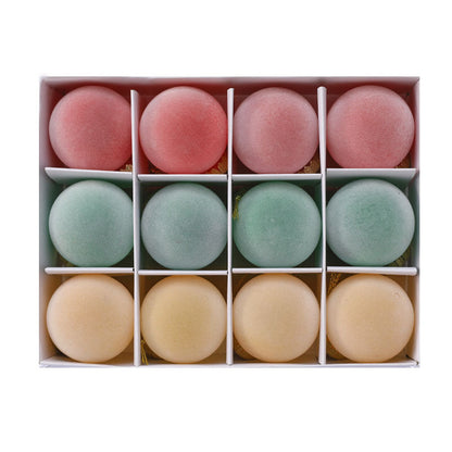 Boules en Velours pour Arbre de Noël | Décoration Chic et Festive