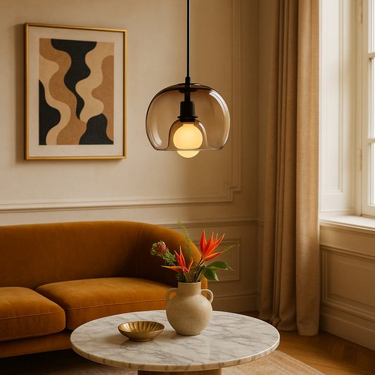 Lampe Suspendue Vintage Minimaliste | Éclairage Chaleureux et Raffiné pour Intérieur