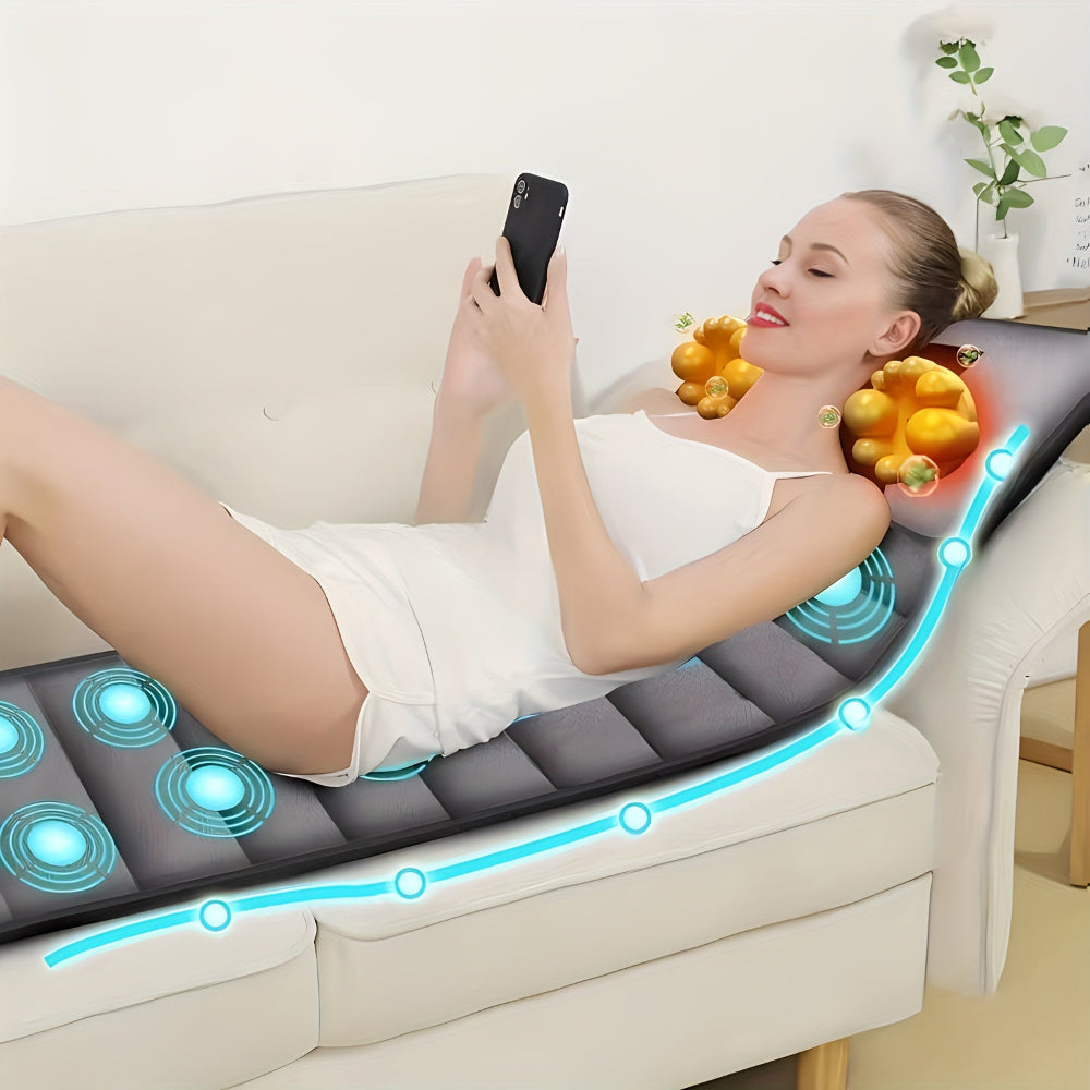 Tapis de Massage Chauffant | Relaxation et Soulagement du Dos