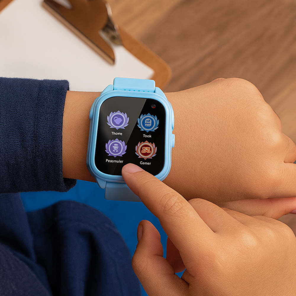 Montre de Fitness Interactive pour Enfants | Écran Tactile et Suivi d'Activité