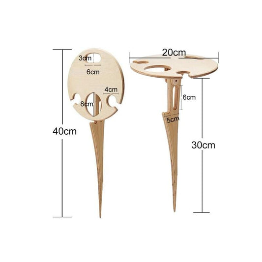 Table à Vin Pliable Compacte | Parfaite pour Pique-niques et Camping