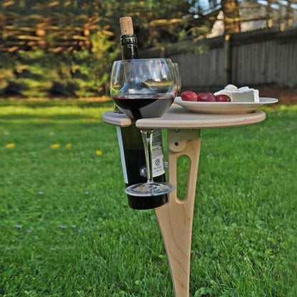 Table à Vin Pliable Compacte | Parfaite pour Pique-niques et Camping