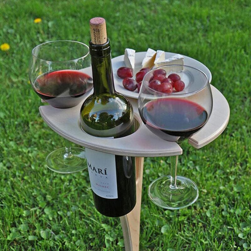 Table à Vin Pliable Compacte | Parfaite pour Pique-niques et Camping