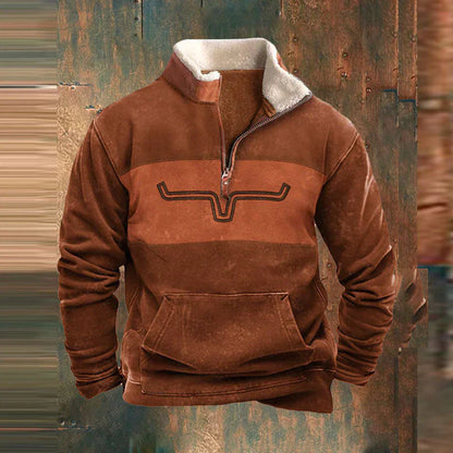 Pull en Fleece pour Homme | Chaud et Élégant pour l'Extérieur