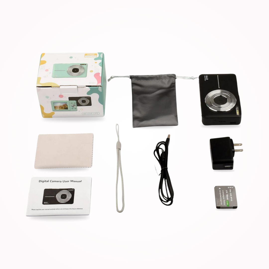 Appareil Photo Numérique Vintage | Vidéo 1080p et Design Compact