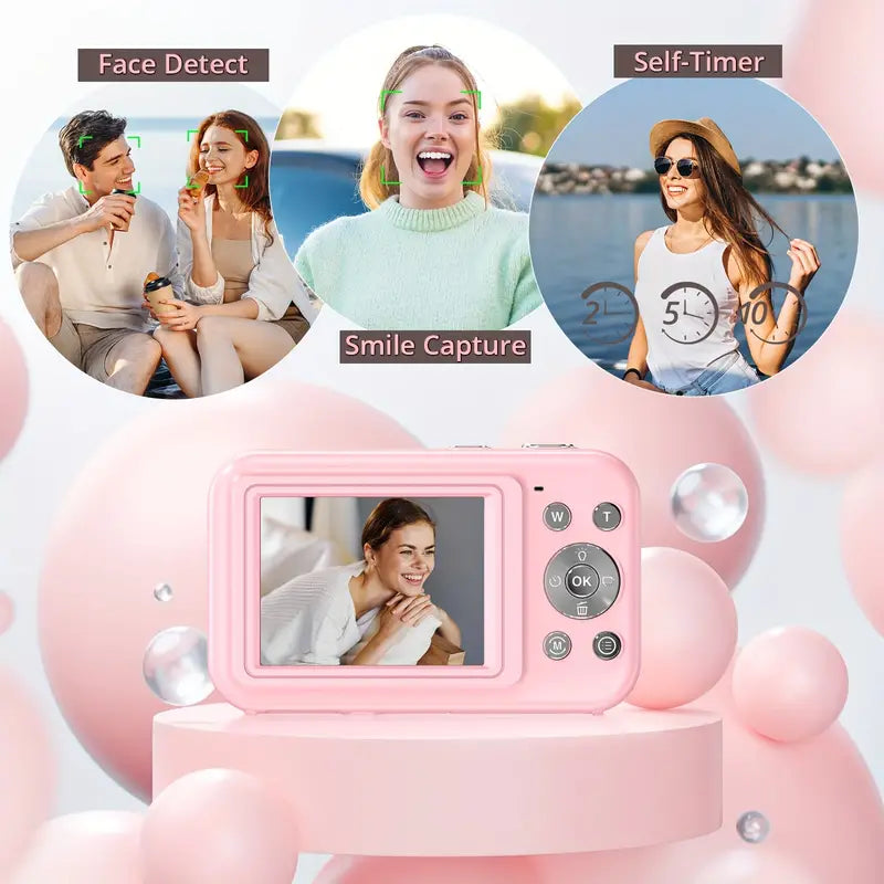Appareil Photo Numérique Vintage | Vidéo 1080p et Design Compact