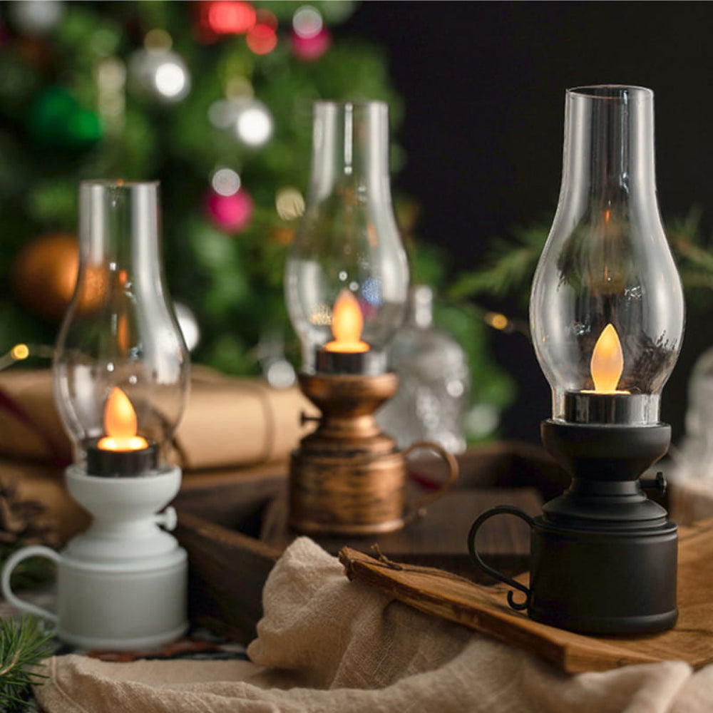 Lampe à Bougie LED Vintage | Ambiance Chaleureuse et Sécurisée
