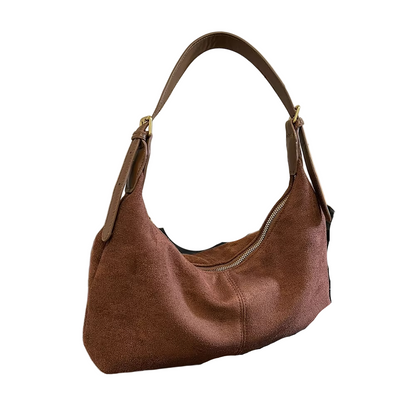 Sac à Main en Daim Vintage | Sac Bandoulière Élégant et Pratique