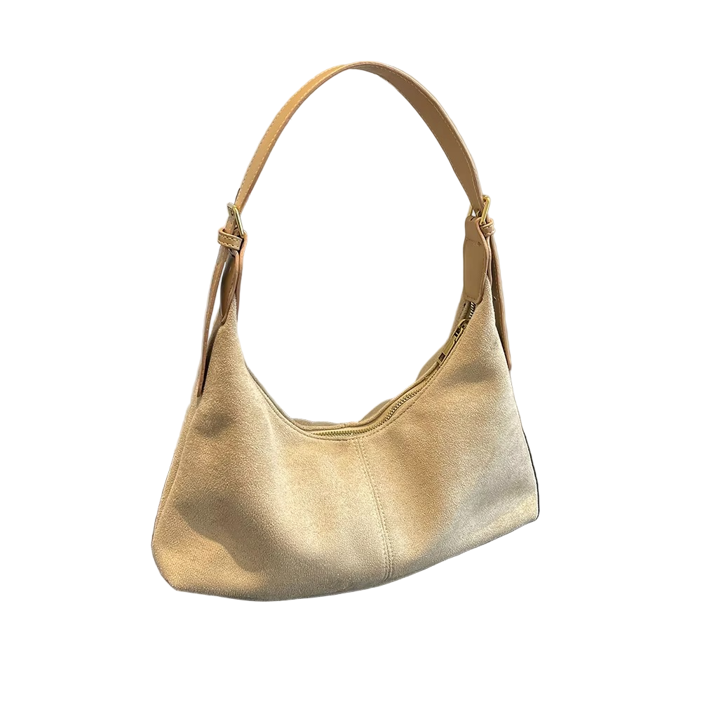 Sac à Main en Daim Vintage | Sac Bandoulière Élégant et Pratique